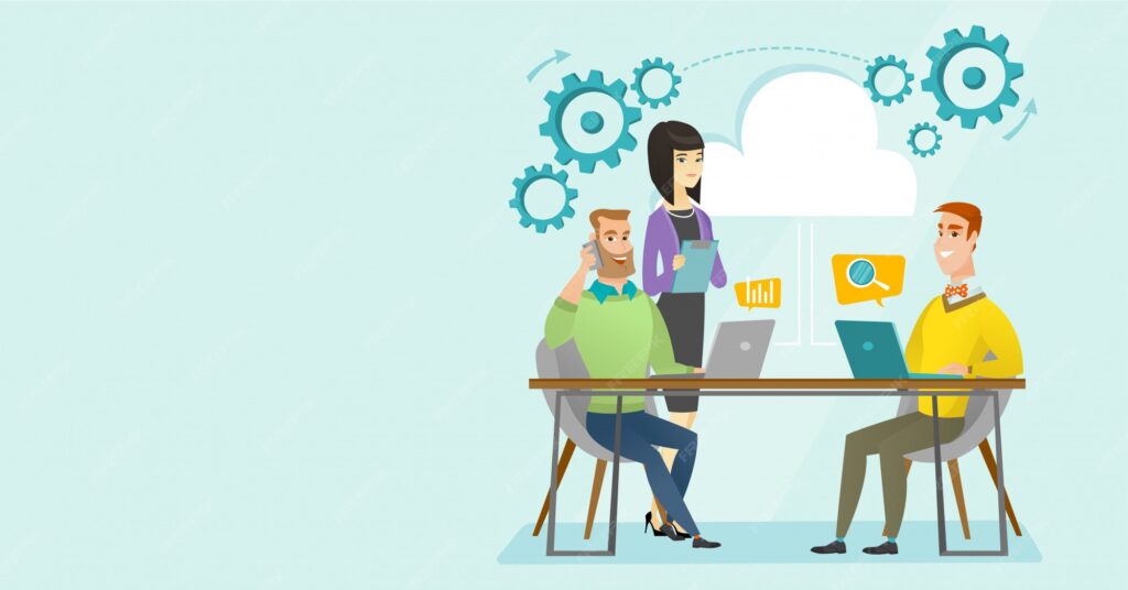 multiethnic people working office cloud 107173 2558