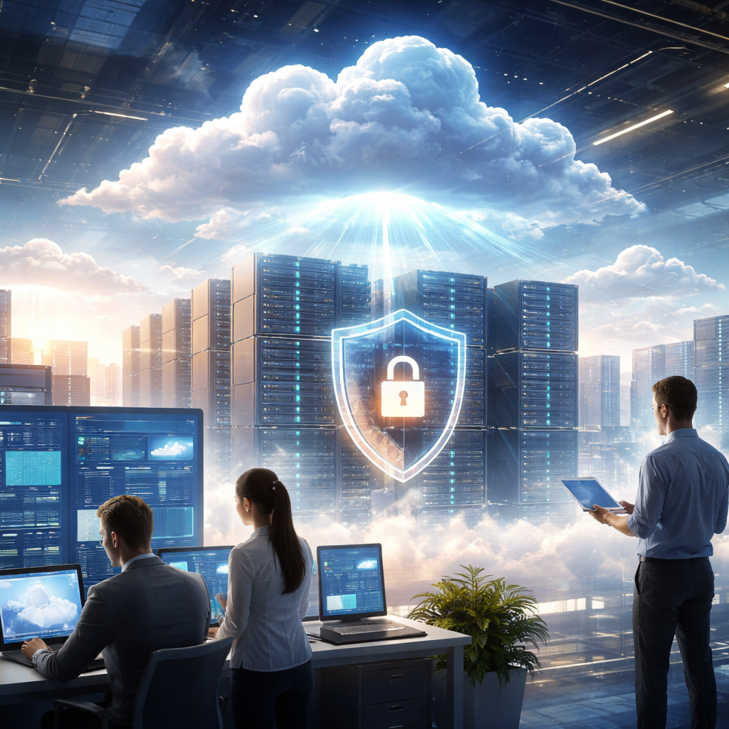 Cloud infrastructure trends illustration