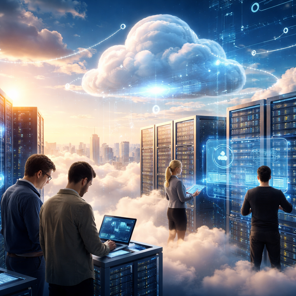 Cloud infrastructure and edge computing visualisation