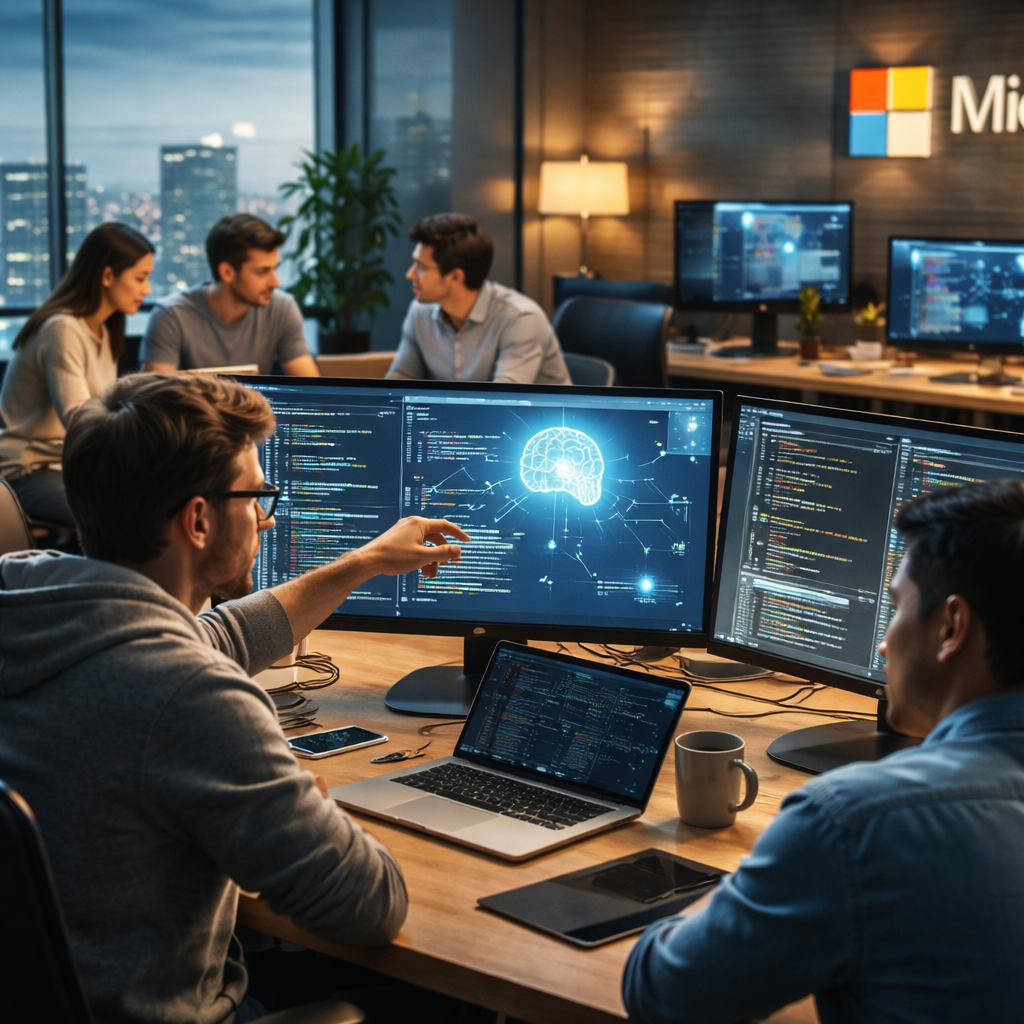 Developers monitoring AI-driven code quality dashboards in 2026