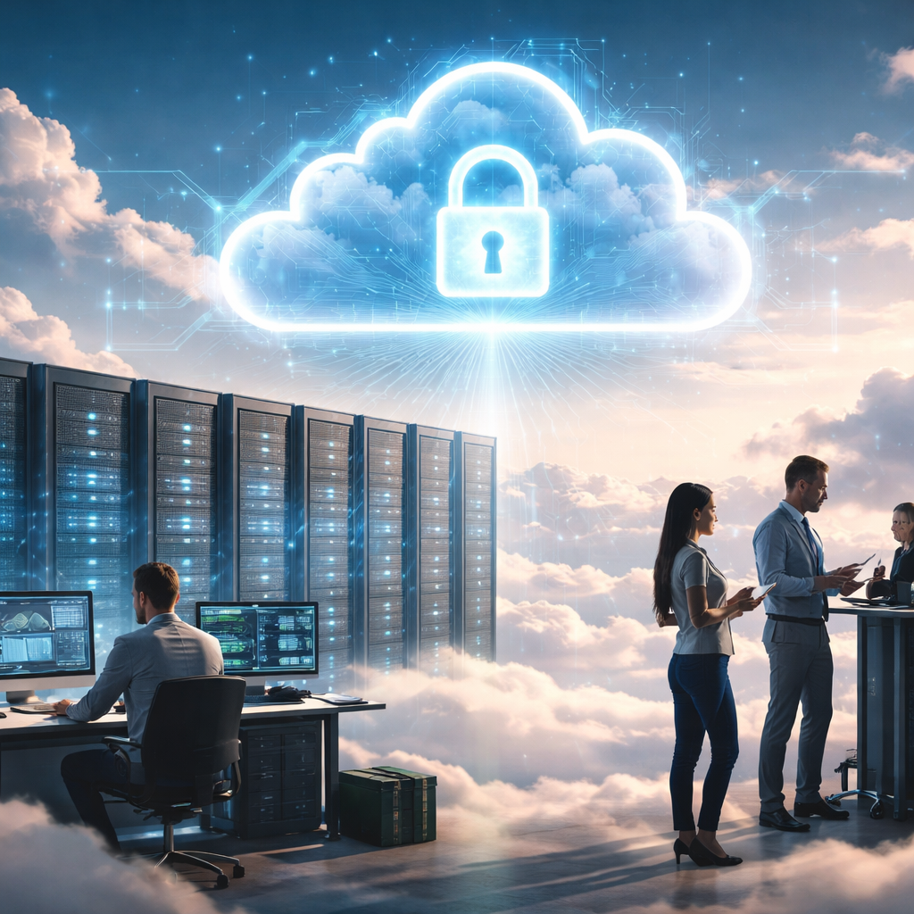 Secure cloud infrastructure architecture diagram