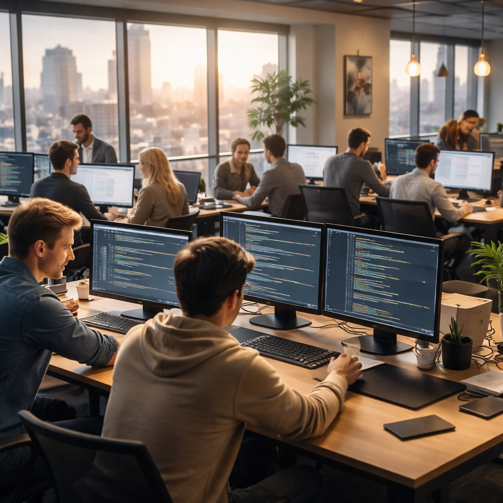 IT outsourcing trends 2026 illustration