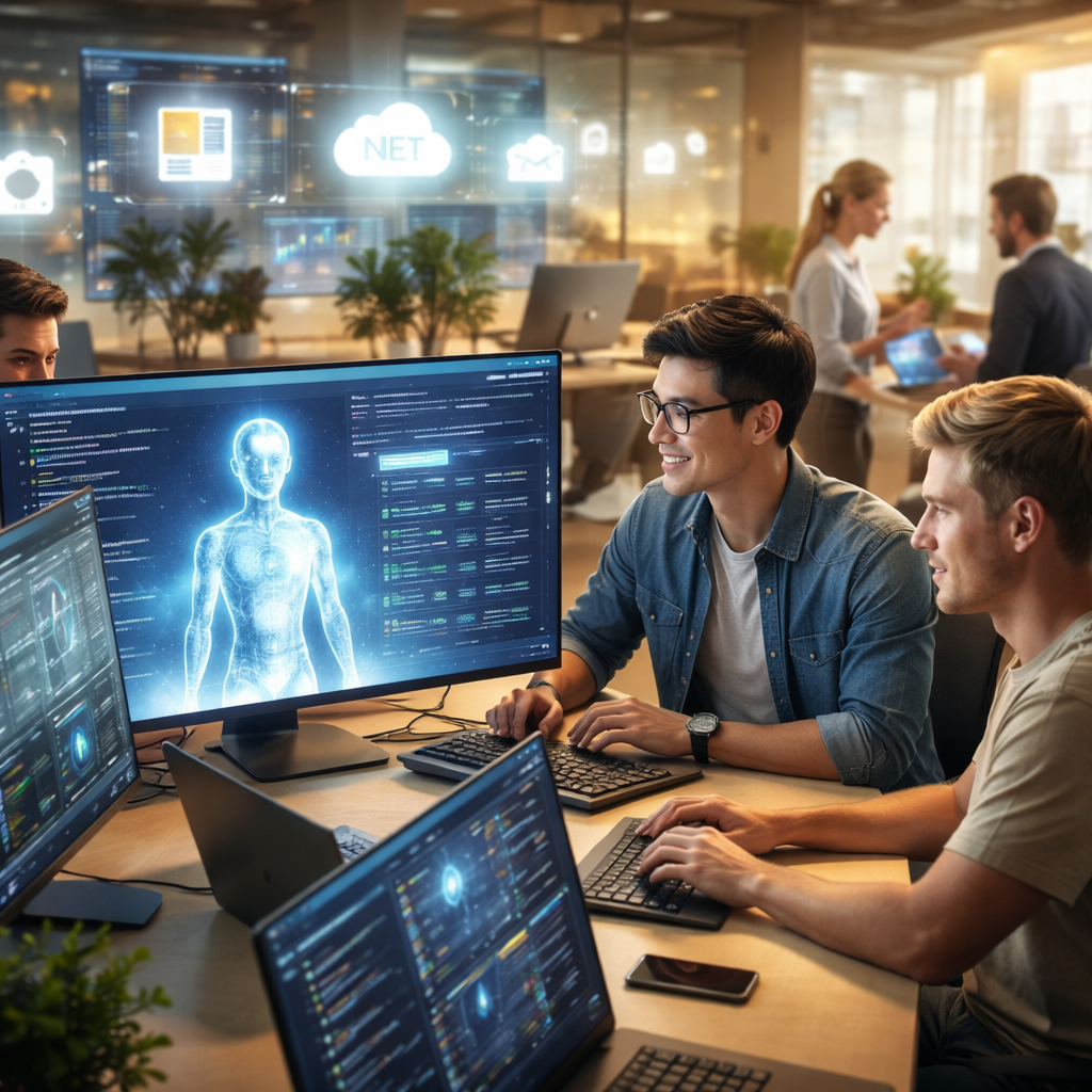 Developers using AI-enhanced software development tools in 2026