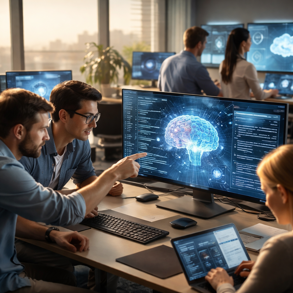 AI in software development diagram