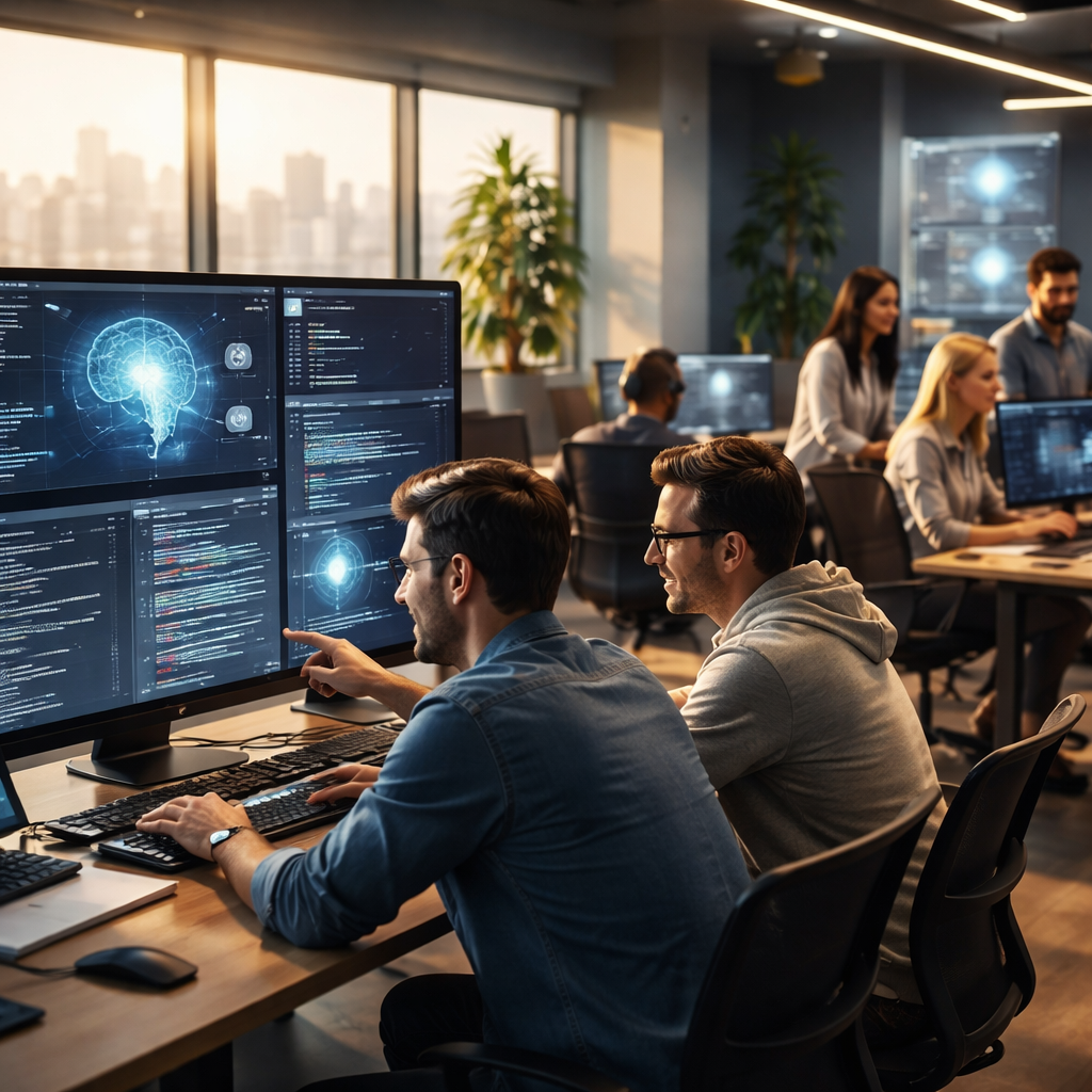 Enterprise AI platform illustration