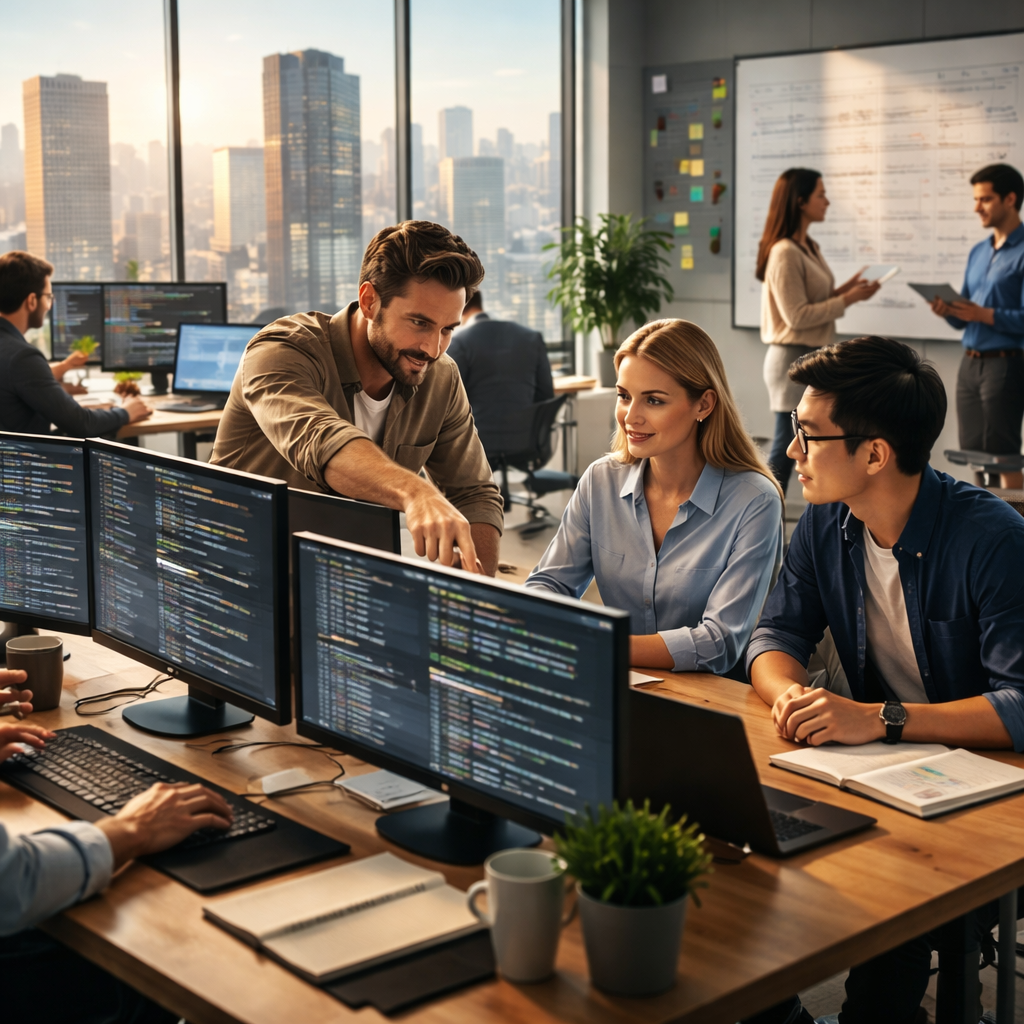 Modern Australian IT operations centre overseeing outsourced services