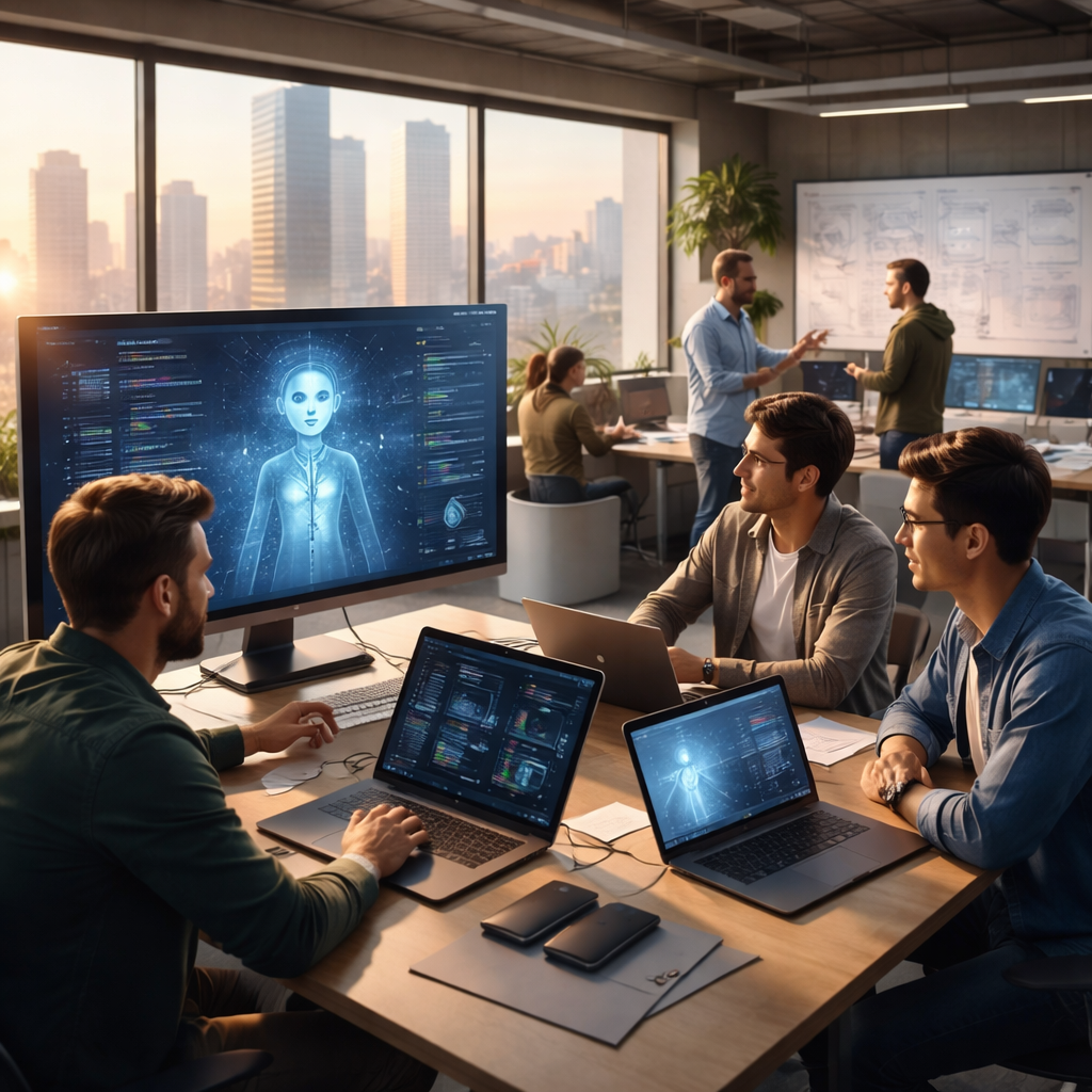 Developers using AI collaboration tools in 2026