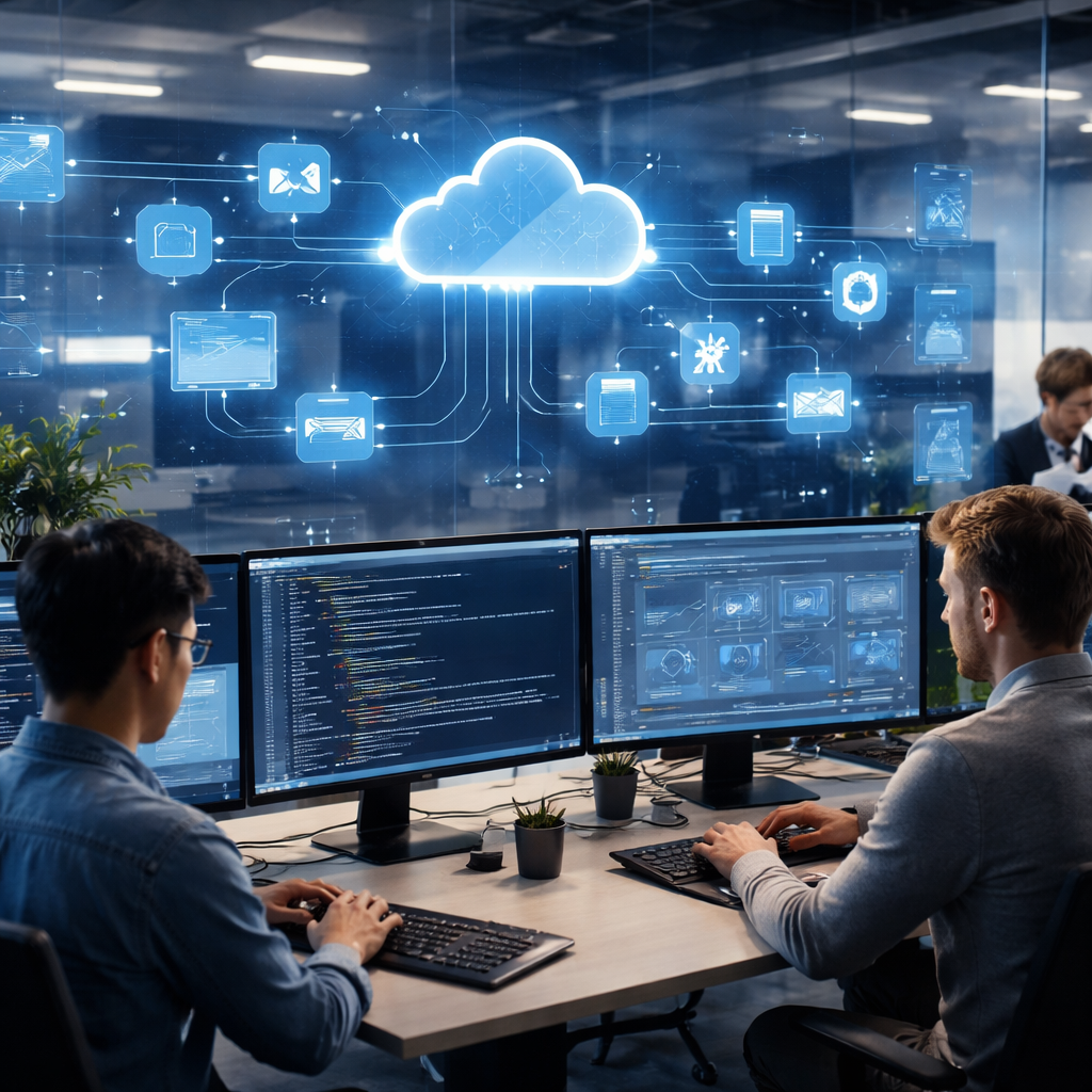 Diagram of modern .NET cloud-native and AI-powered architecture