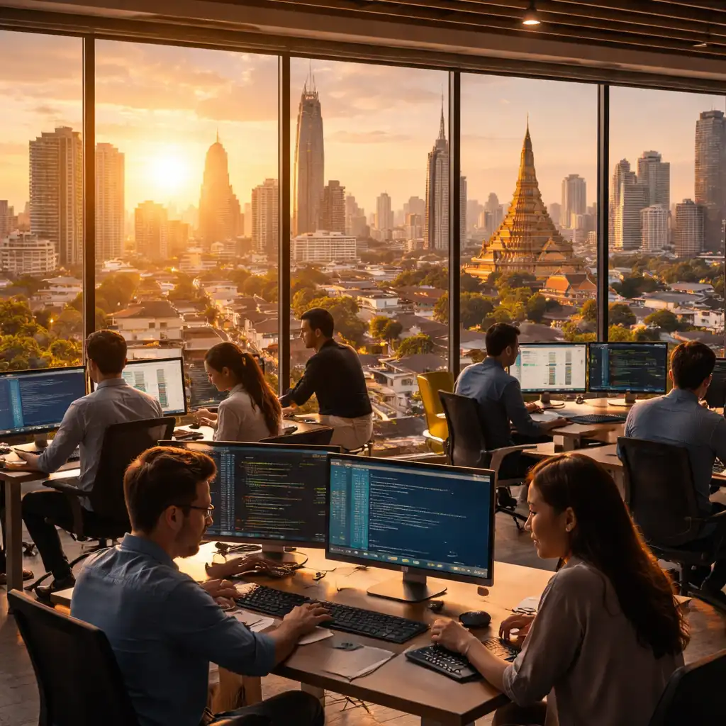 Technology leaders reviewing cloud security architecture and IT outsourcing governance in Australia