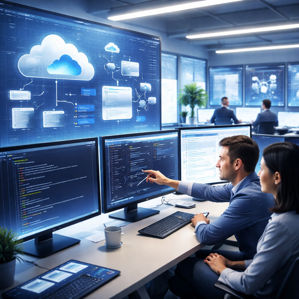 Developers planning modern .NET development strategies for scalable cloud-native enterprise systems