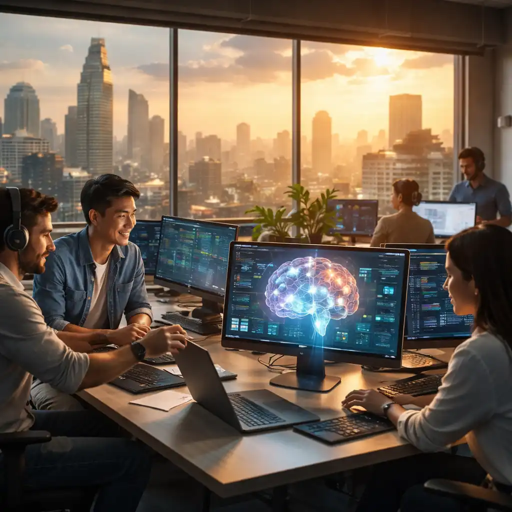 Developers using AI-powered development tools to shape the future of AI coding in 2026