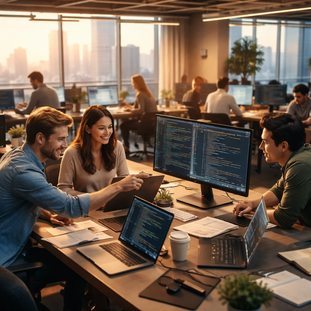 IT outsourcing team delivering scalable outsourced IT support and cybersecurity for Australian businesses