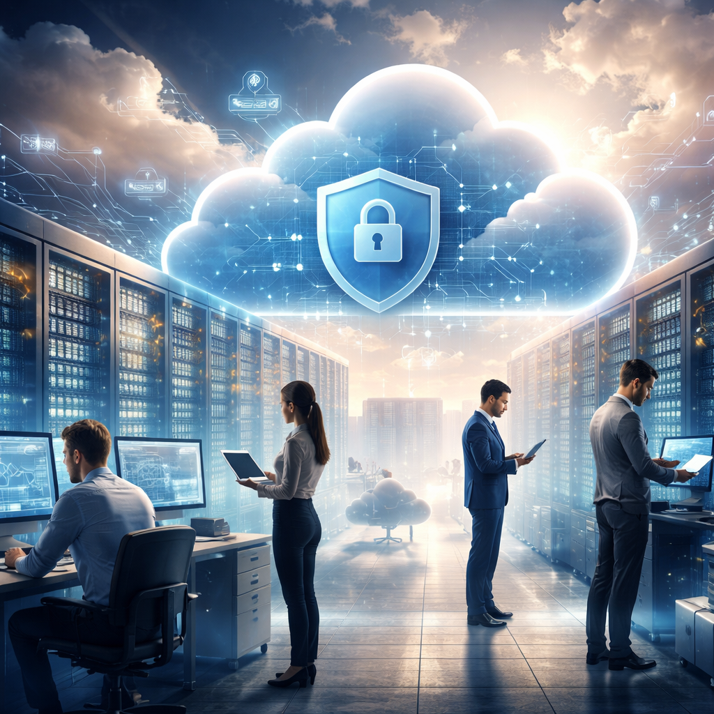 Australian enterprise team planning 2026 cloud strategies with focus on compliance and security